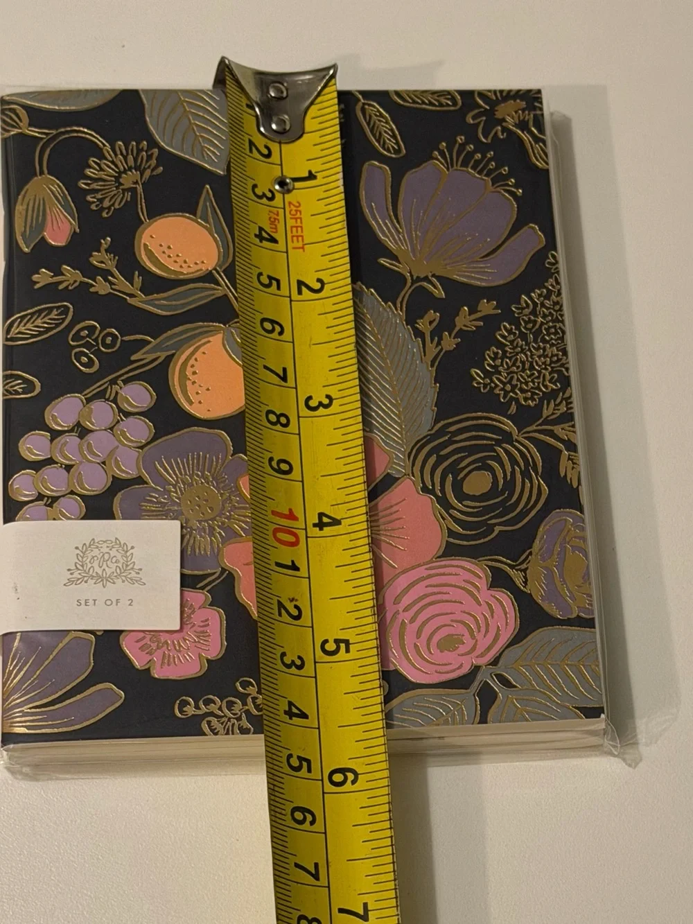 Set of 2 Rifle Paper Co. Colette Pocket Notebook Floral Blank Journal Gift Set